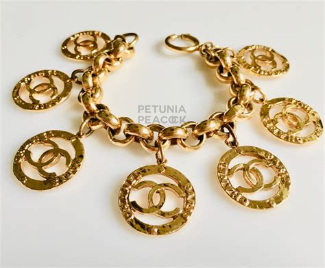 chanel vintage charm bracelet|authentic Chanel charm bracelets.